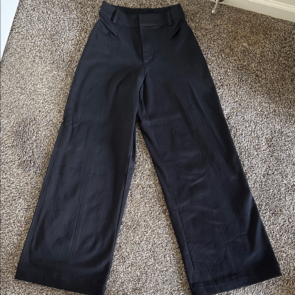 ALO Yoga Black Wide-Leg Pants